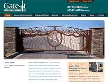 Tablet Screenshot of gate-it.com